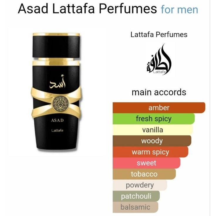 Lattafa Asad Eau de Parfum Spray 100ml / 3.4oz – Men's Long Lasting Fragrance