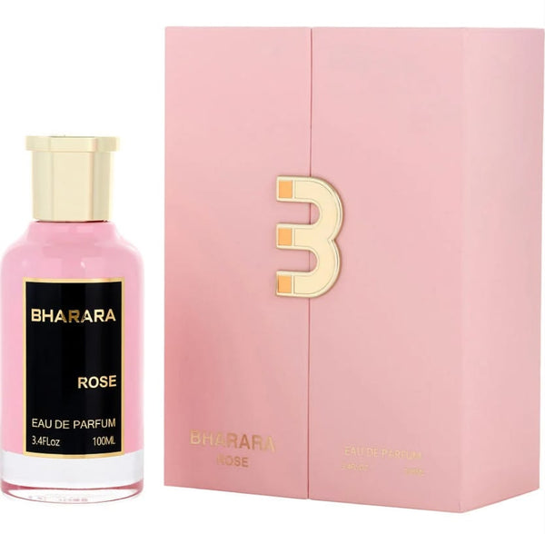 Bharara Rose Eau de Parfum 100ml 3.4 fl oz bottle - floral rose perfume for women
