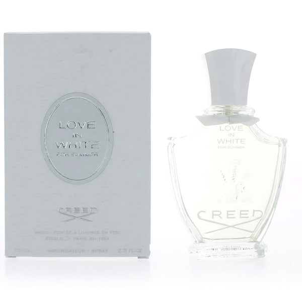 Creed Love in White for Summer Eau de Parfum Spray 75ml bottle with box, front view