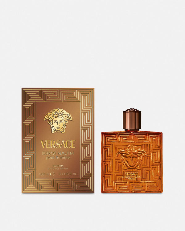 Versace Eros Najim Pour Homme Parfum 100ml amber bottle with box for men
