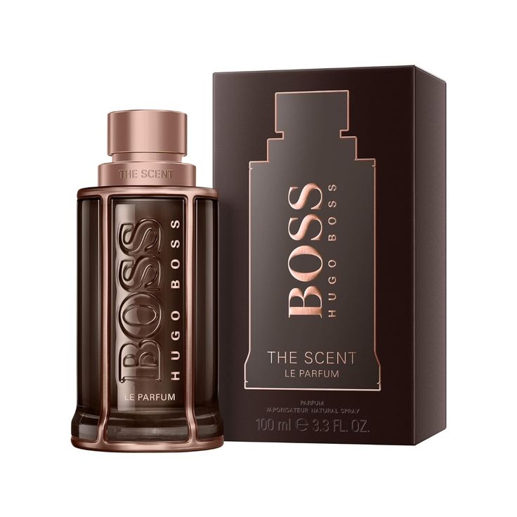 Hugo Boss Boss The Scent Le Parfum For Him 100ml taupe perfume bottle with box for men