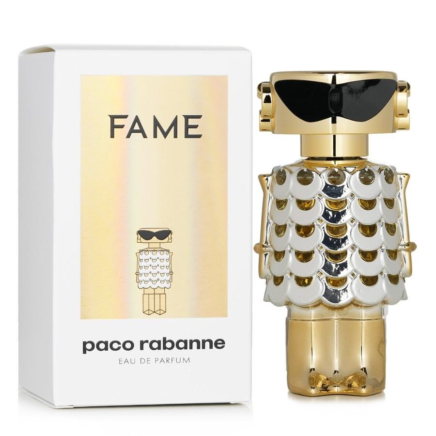 Paco Rabanne Fame Eau De Parfum Spray for Women 80ml 2.7 oz silver chainmail robot bottle and box